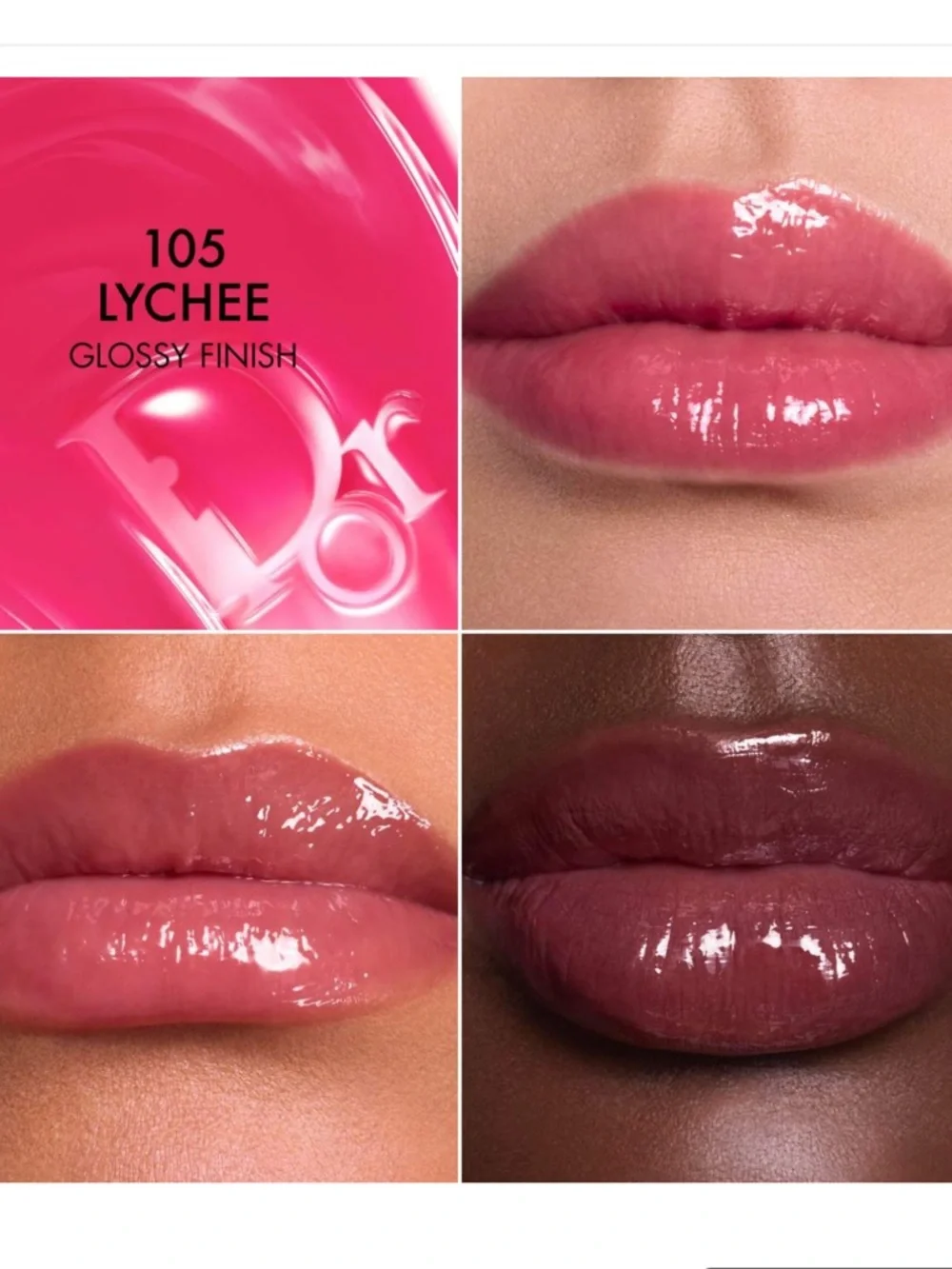 Dior Lip Glow Butter Hydrating Gloss Balm - 105 Lychee